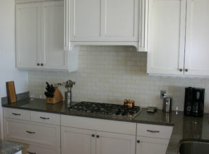 More of this kitchen... Sheesh, I love this kitchen! Custom made triple bead fluting is made from 1x lumber in our shop utilizing a molder for which we have custom knives made up.